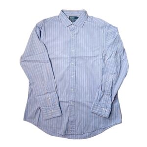 Polo By Ralph Lauren Estate Men’s Shirt Striped Blue Red Size 17 34/35